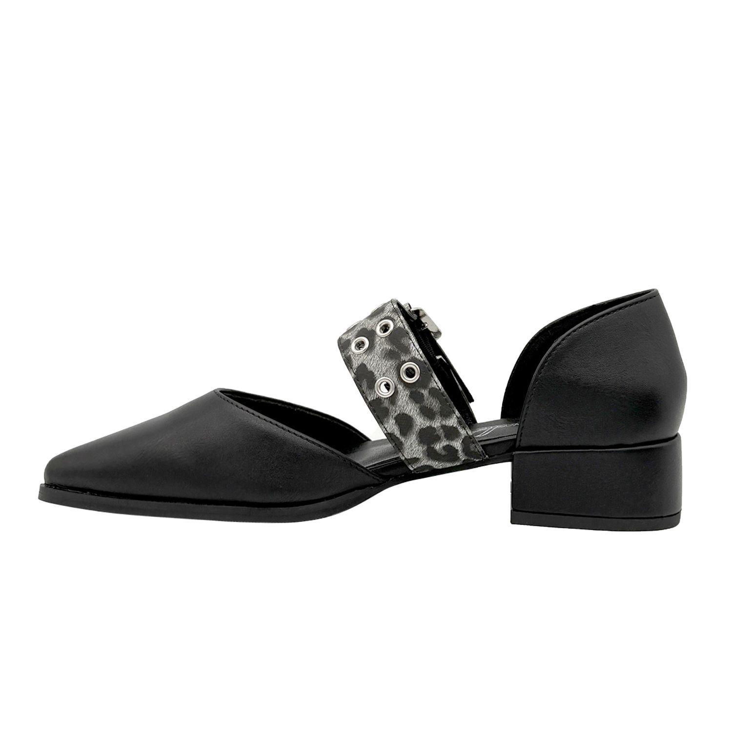 Ballerina para mujer puntuda Negro Danicolle-4