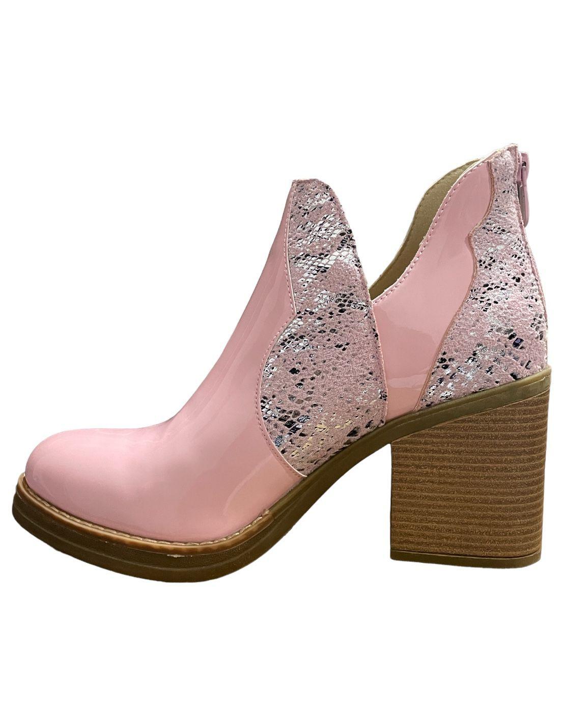 Botin Alto Rosado-1