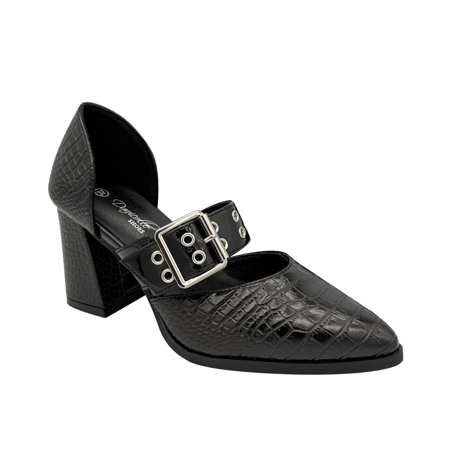 Zapato para mujer puntiagudo Negro Danicolle-4