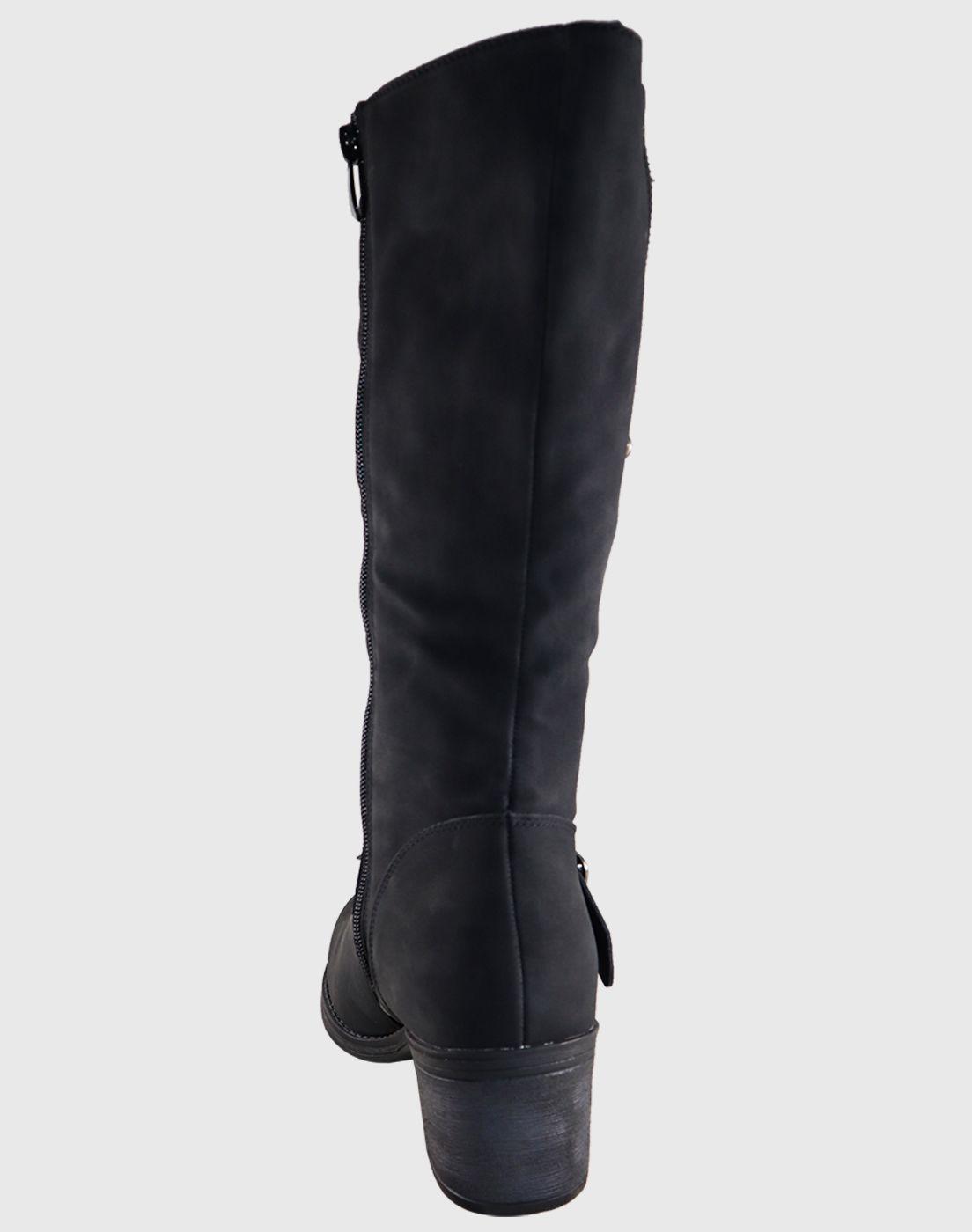 Bota double closure Negro-2