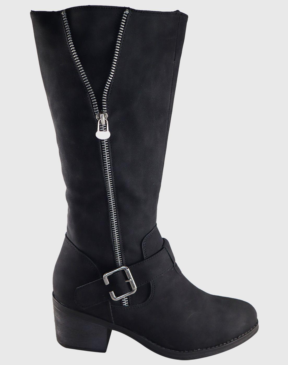 Bota double closure Negro-3