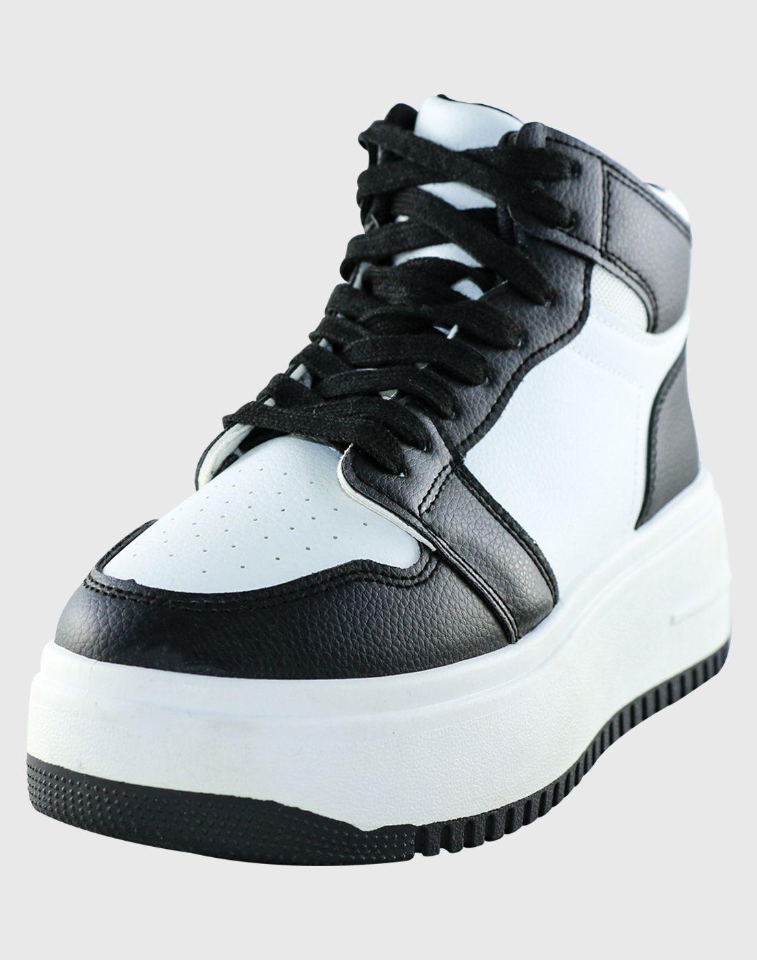 Zapatilla HighBasquet Negro Danicolle-0
