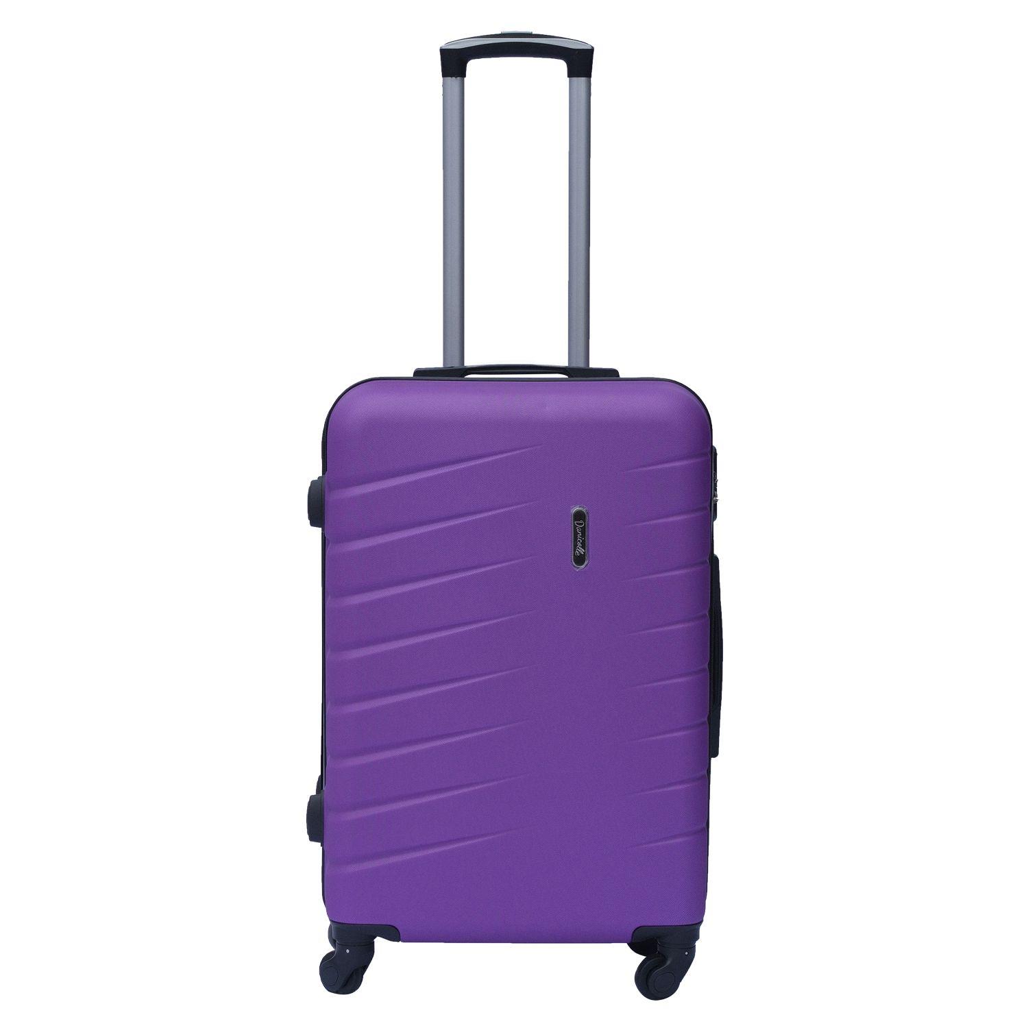 Maleta ABS para viaje 23 Morado Danicolle-0
