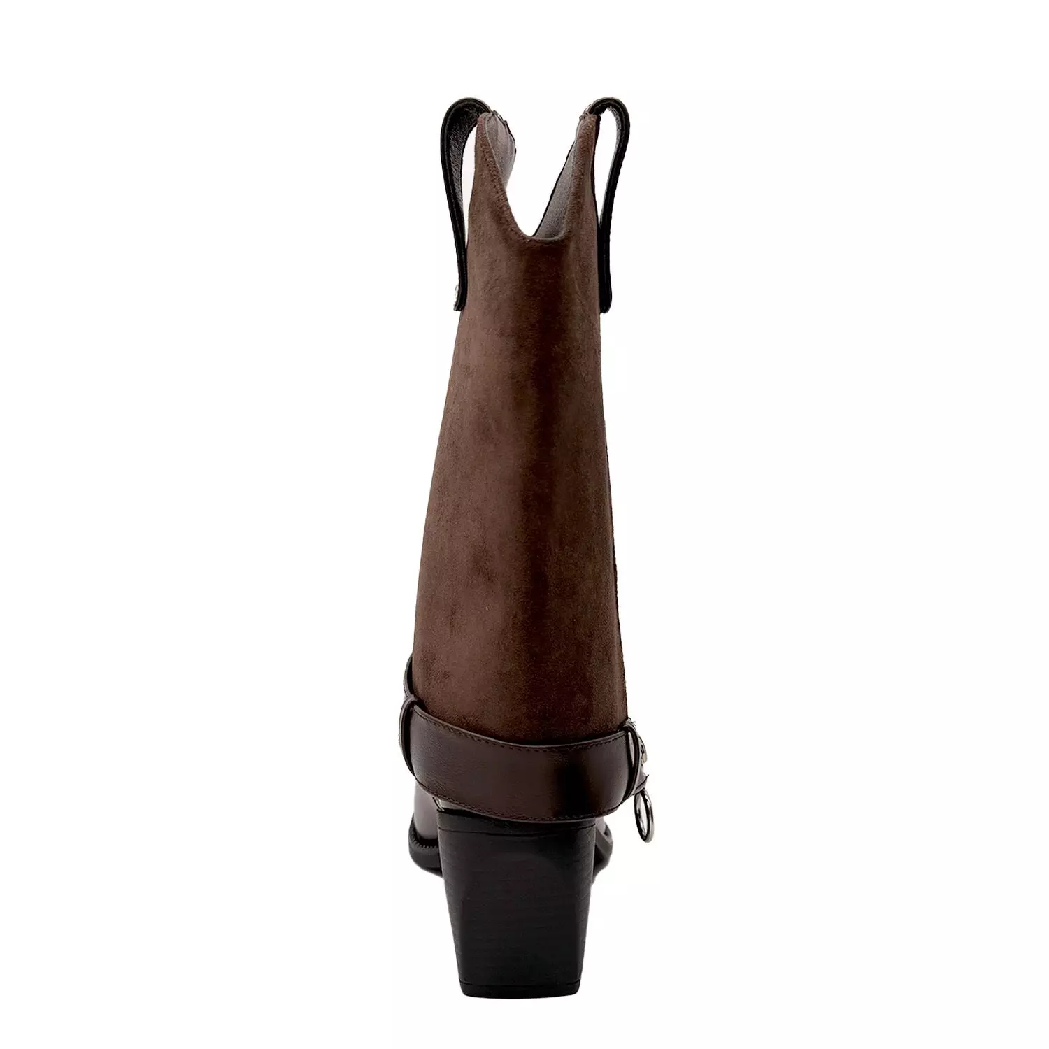 Bota para mujer polaina desmontable café Danicolle-3