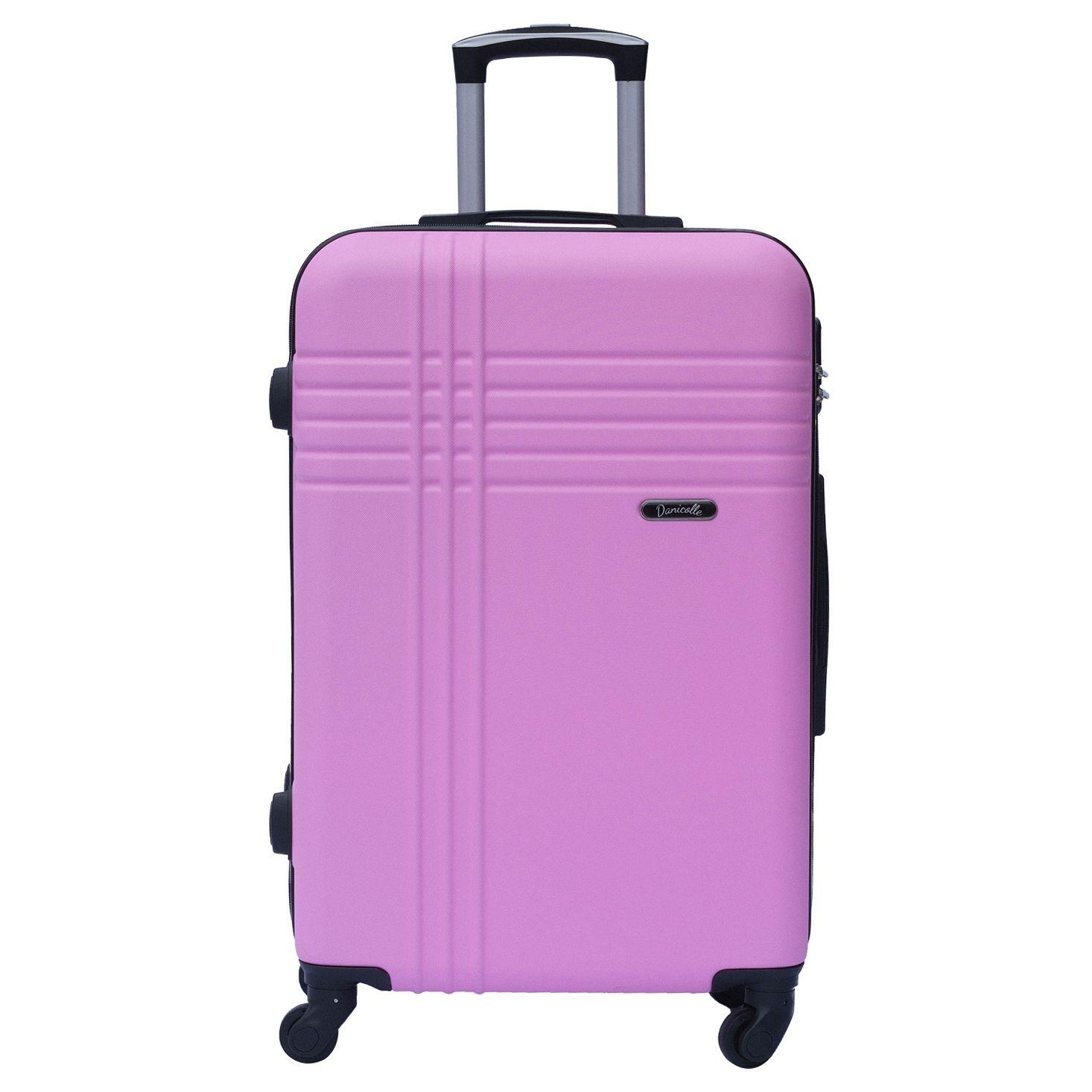 Maleta ABS para viaje 28 Rosado Danicolle-0