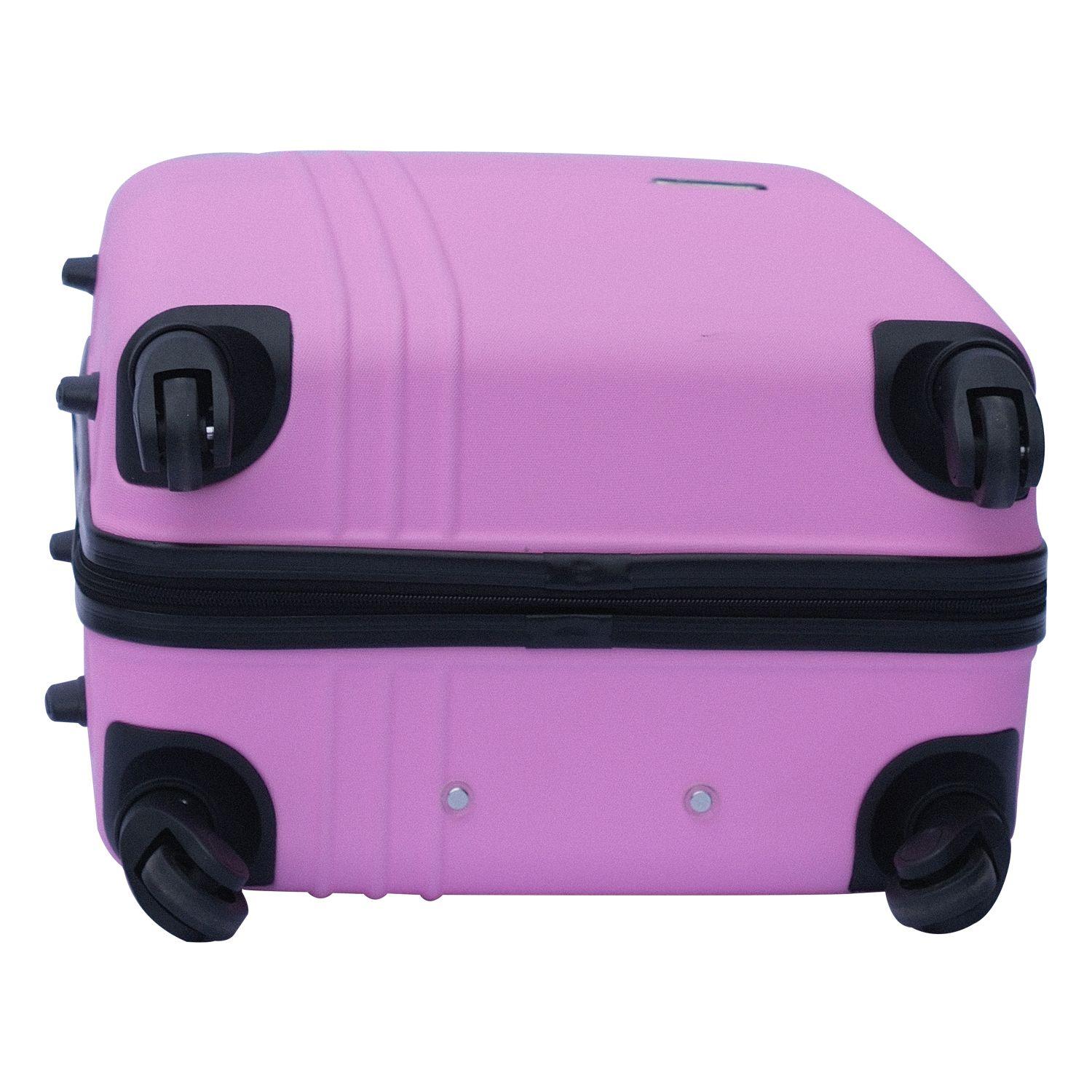 Maleta ABS para viaje 28 Rosado Danicolle-4