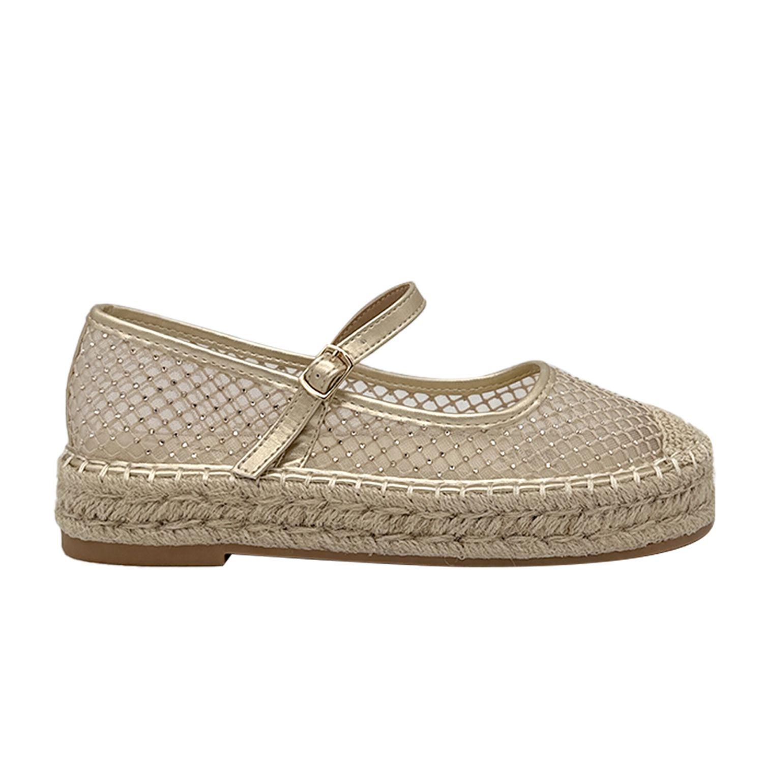 Ballerina para mujer Yute Dorado-0
