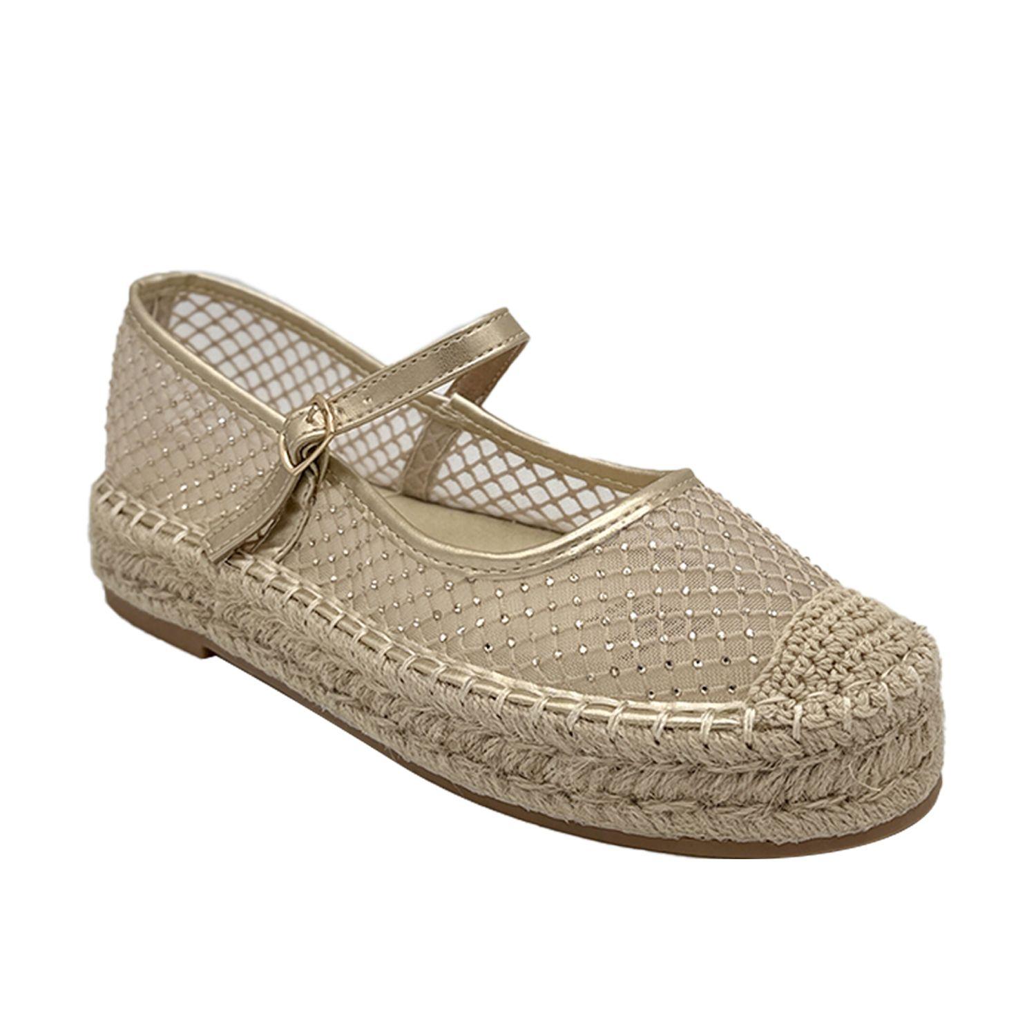 Ballerina para mujer Yute Dorado-4
