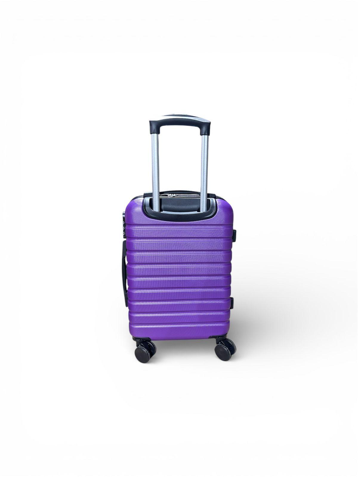 Maleta Cabina ruedas desmontables Morado Danicolle-2