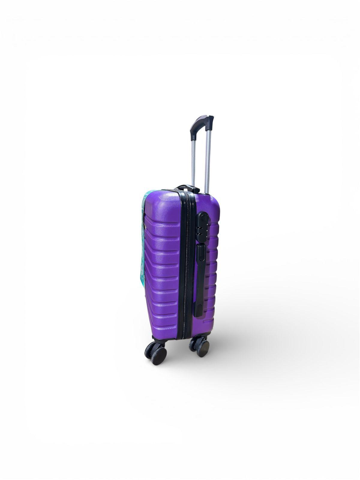 Maleta Cabina ruedas desmontables Morado Danicolle-3