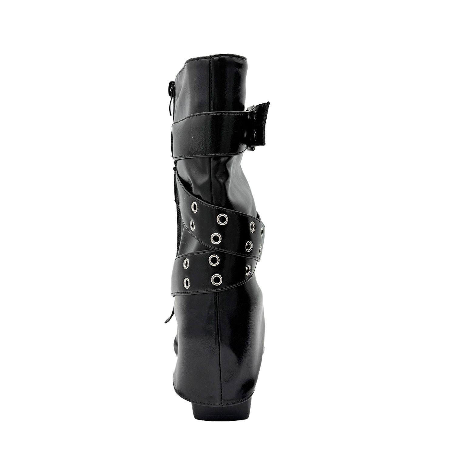 Bota para mujer sobrecapa negra Danicolle Danicolle | Paris.cl