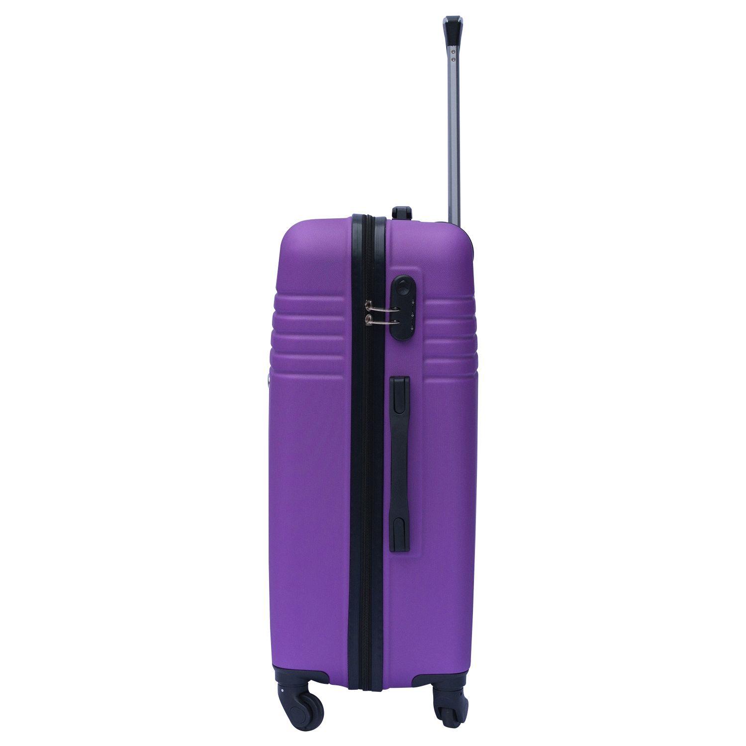 Maleta ABS para viaje 24 Morado Danicolle-1