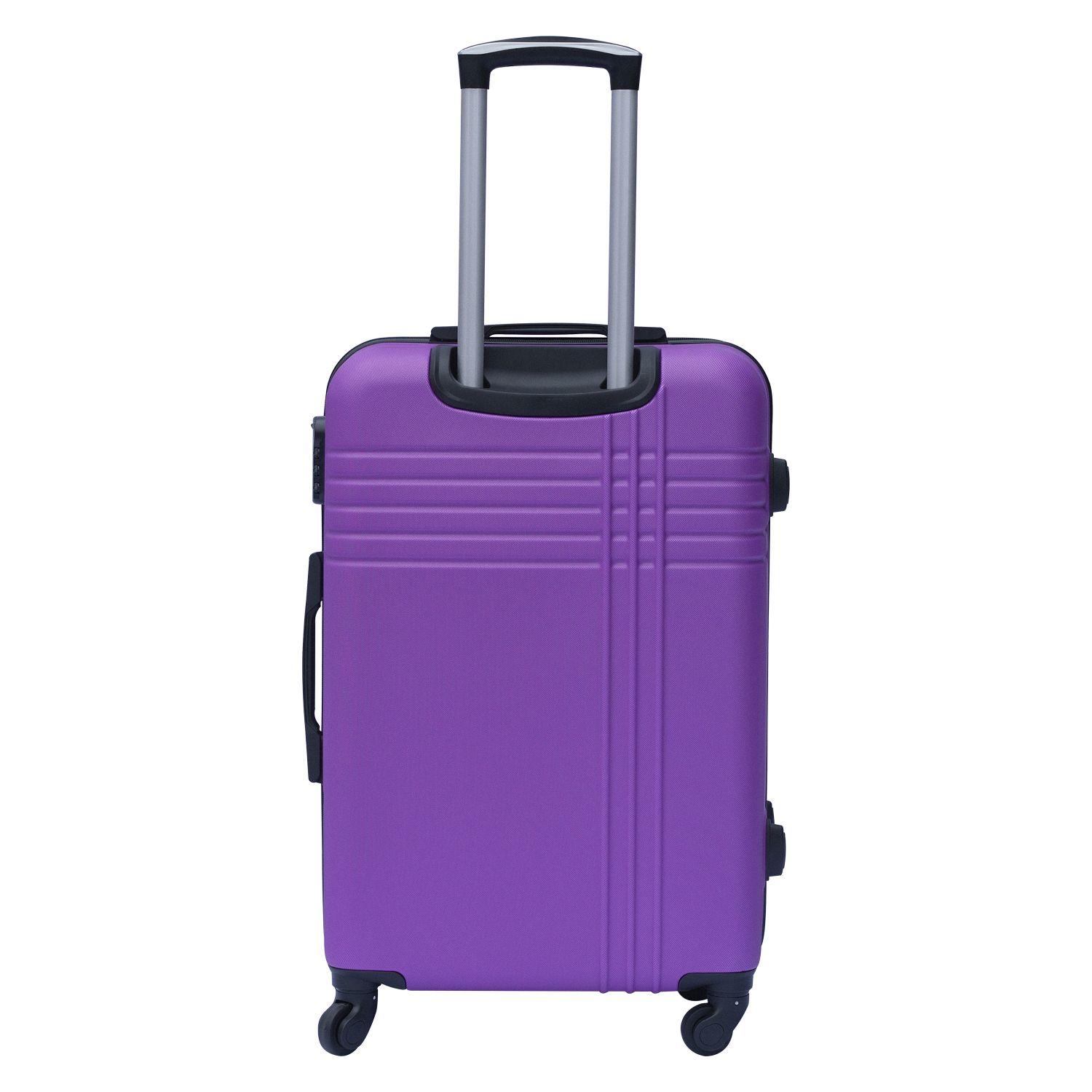 Maleta ABS para viaje 24 Morado Danicolle-2