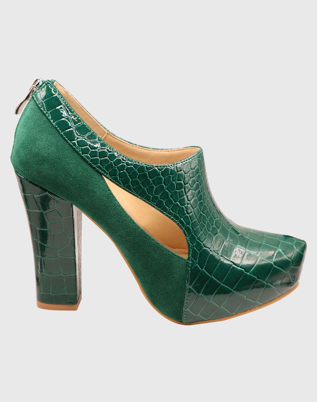 Zapato Taco Who Verde-4