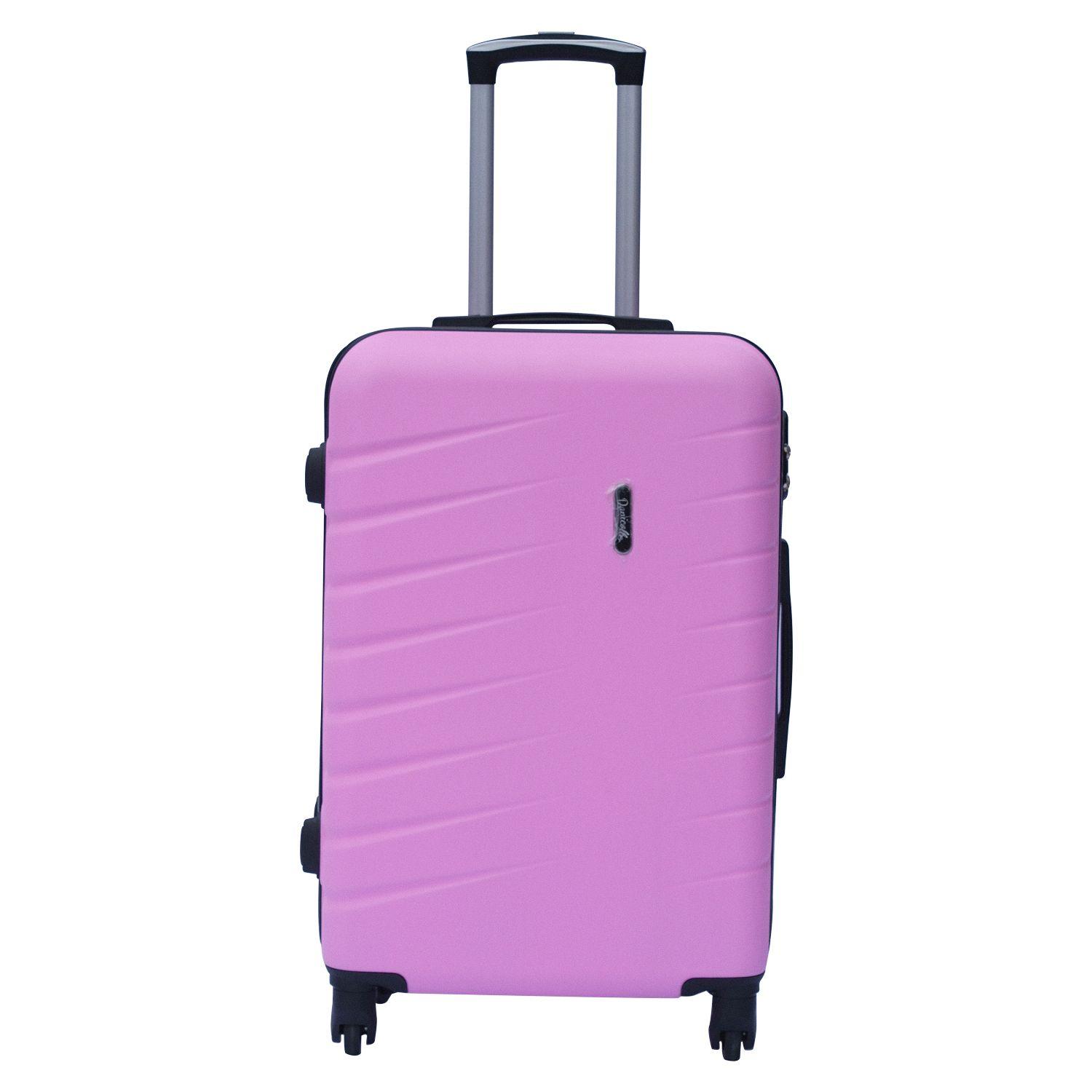 Maleta ABS para viaje 27 Rosado Danicolle-0