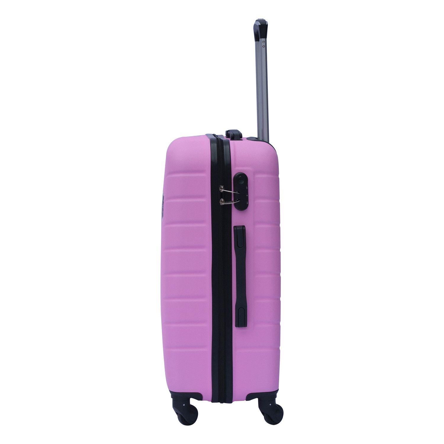 Maleta ABS para viaje 27 Rosado Danicolle-1