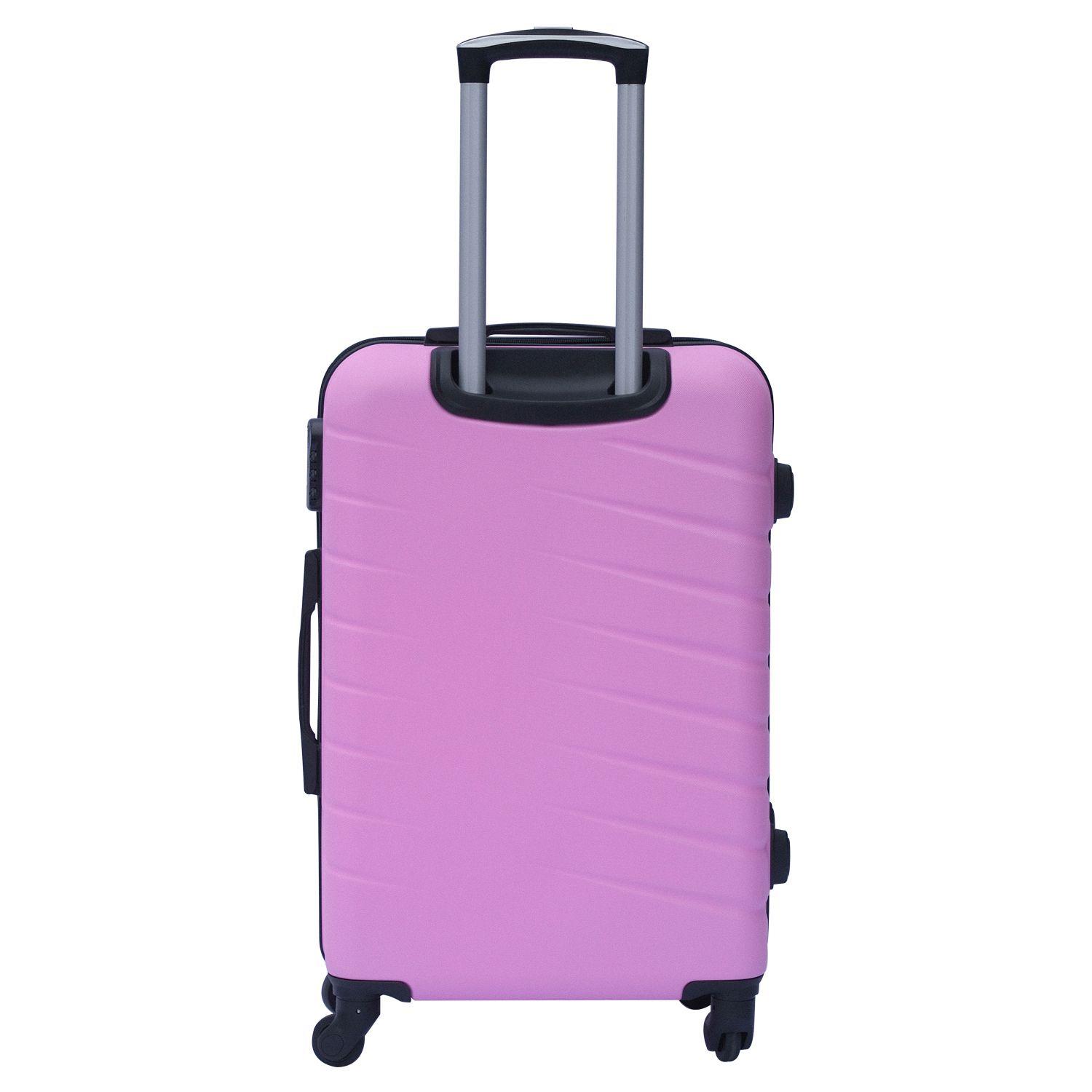 Maleta ABS para viaje 27 Rosado Danicolle-2