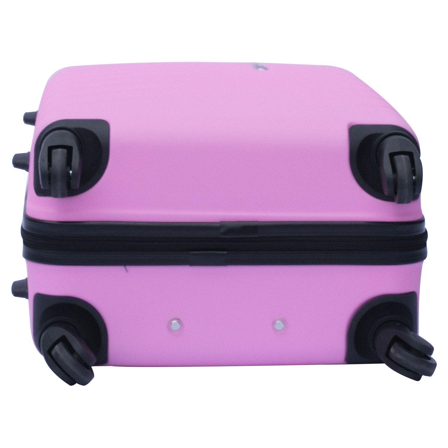 Maleta ABS para viaje 27 Rosado Danicolle-3