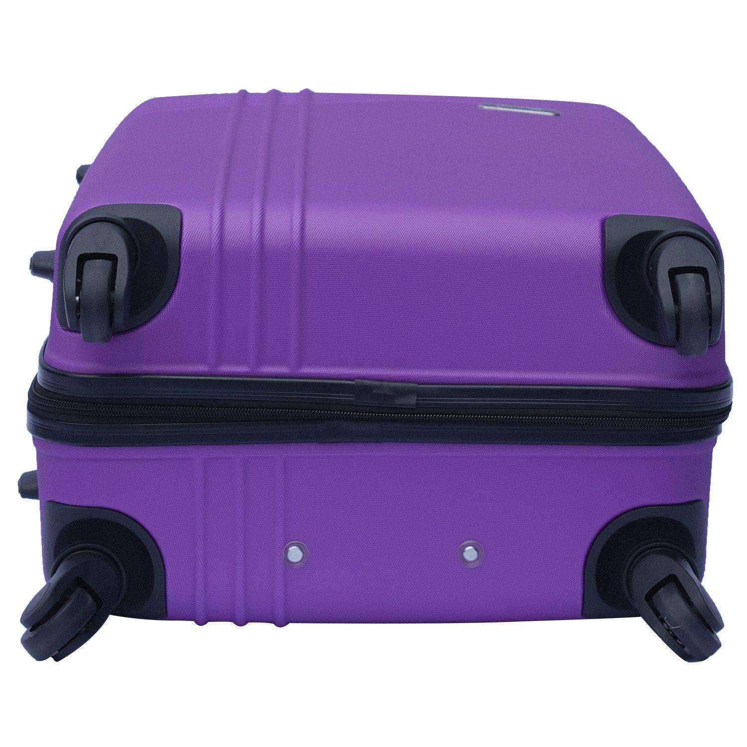 Maleta ABS para viaje 28 Morado Danicolle-3