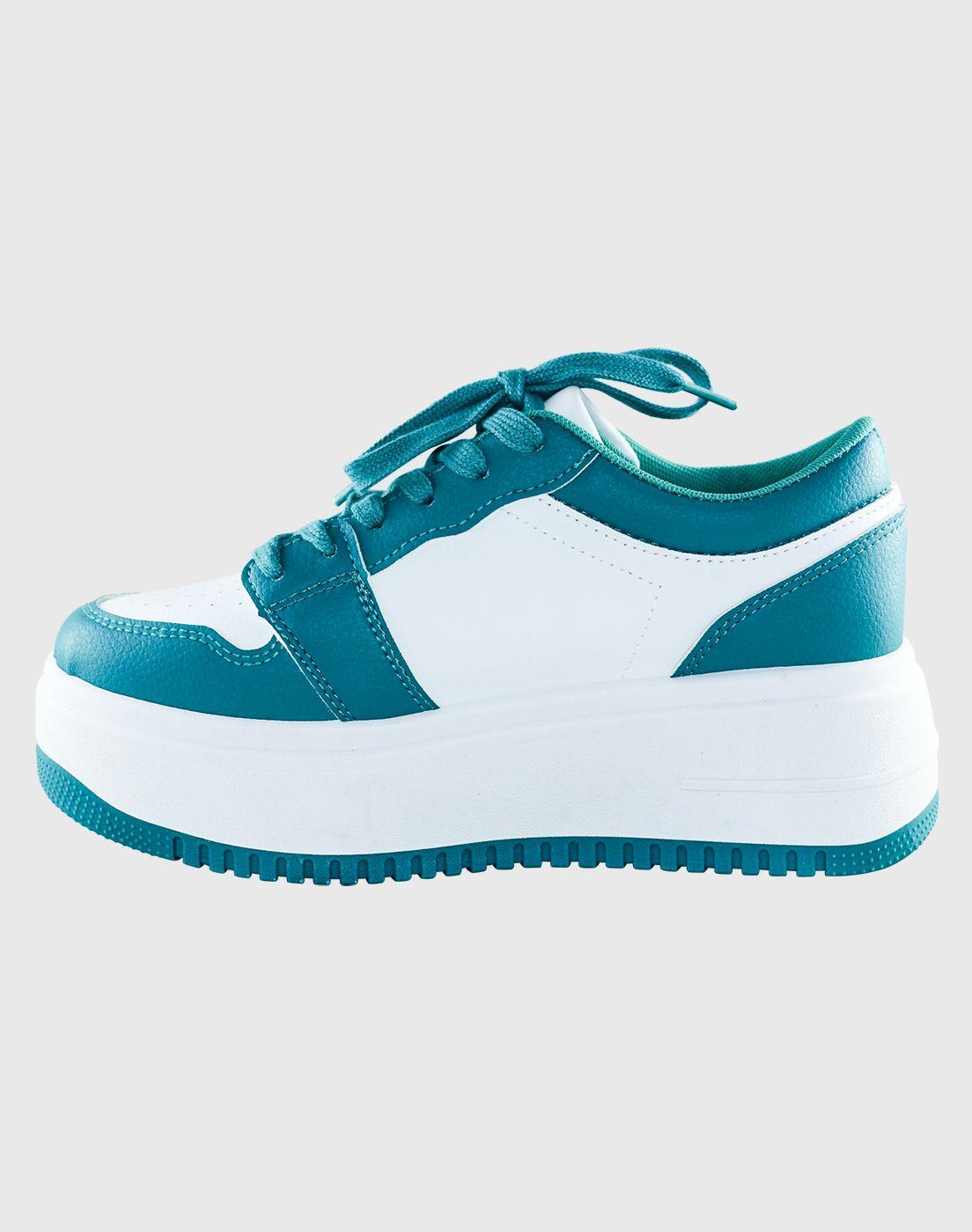 Zapatilla skate urbana Verde Danicolle-2