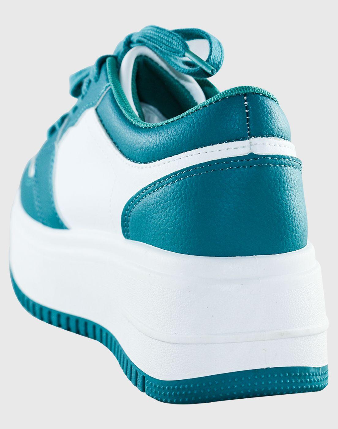 Zapatilla skate urbana Verde Danicolle-3