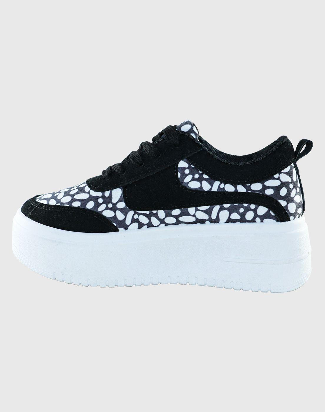Zapatilla Leopard Cover Negro Danicolle-2