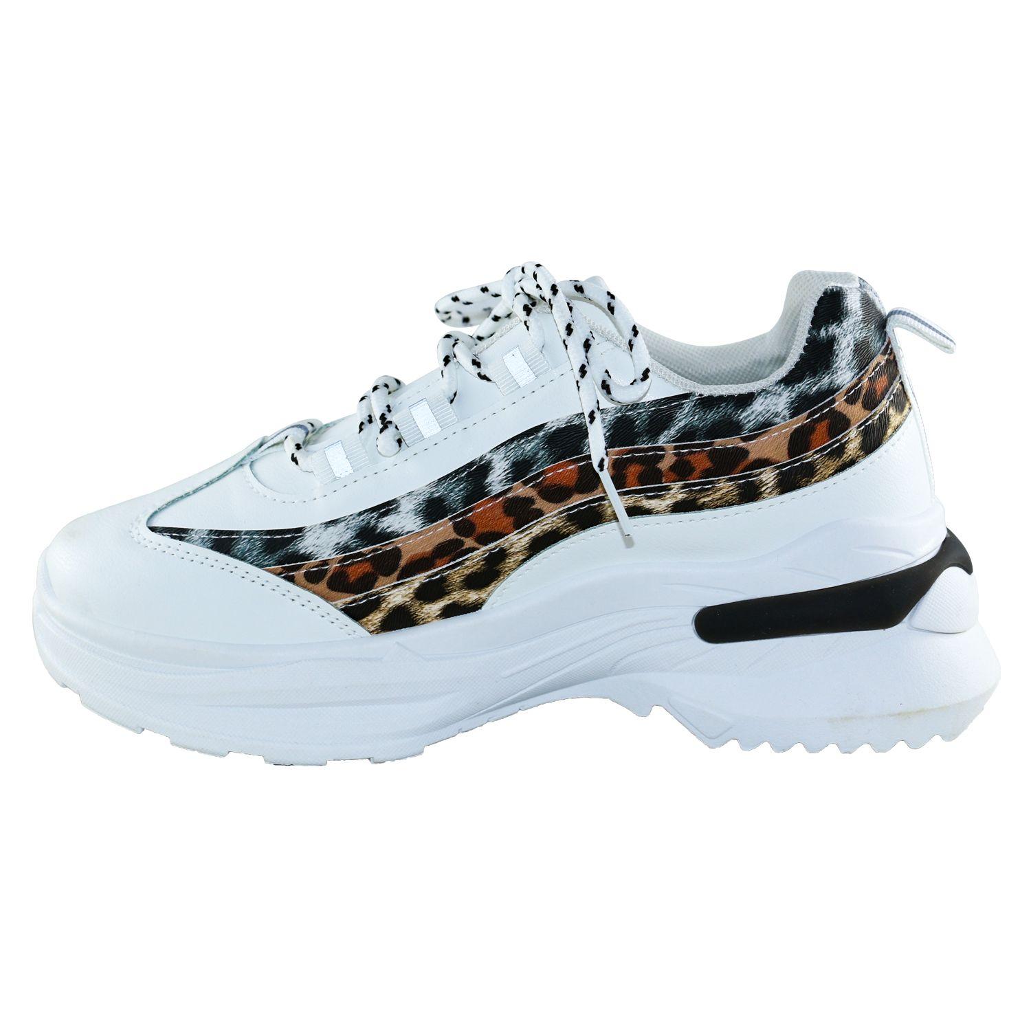 Zapatilla Tri-Animal print Blanco-3
