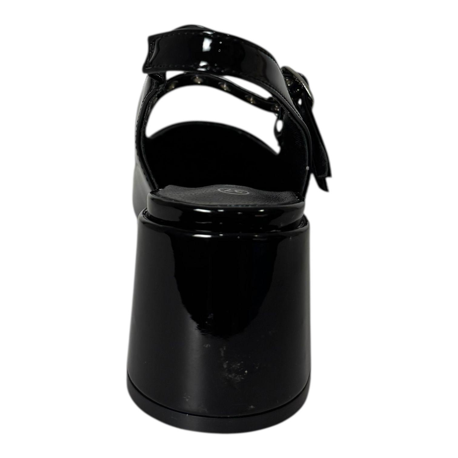 Zapato para mujer con correas Negro Danicolle-4