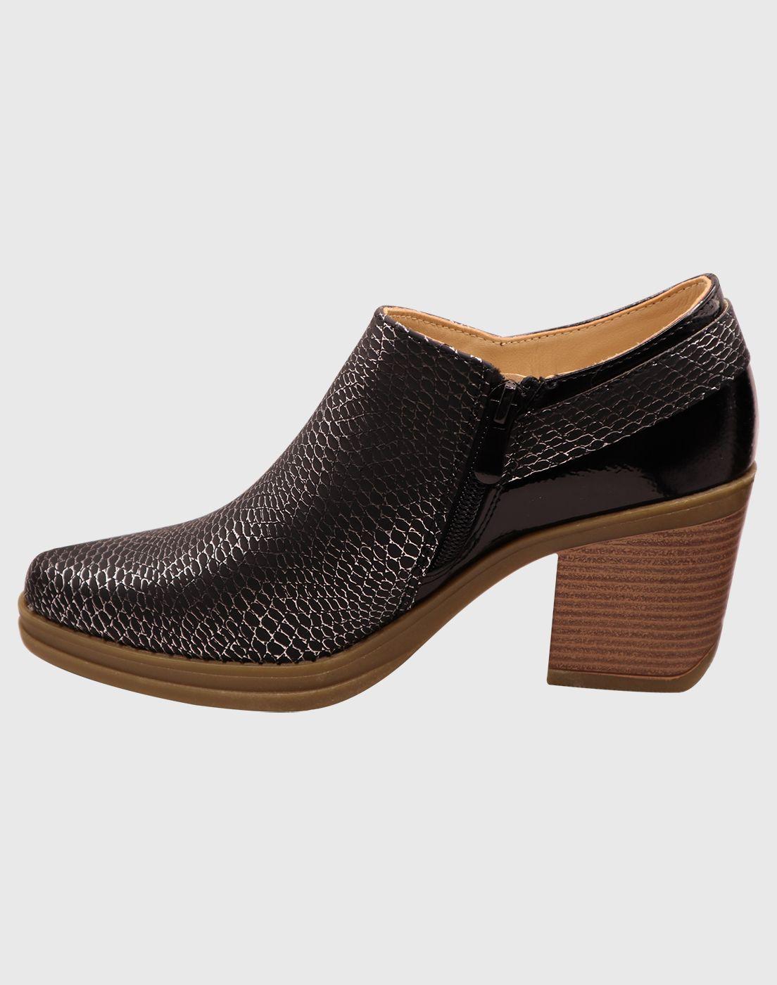 Botin hebilla Negro-3