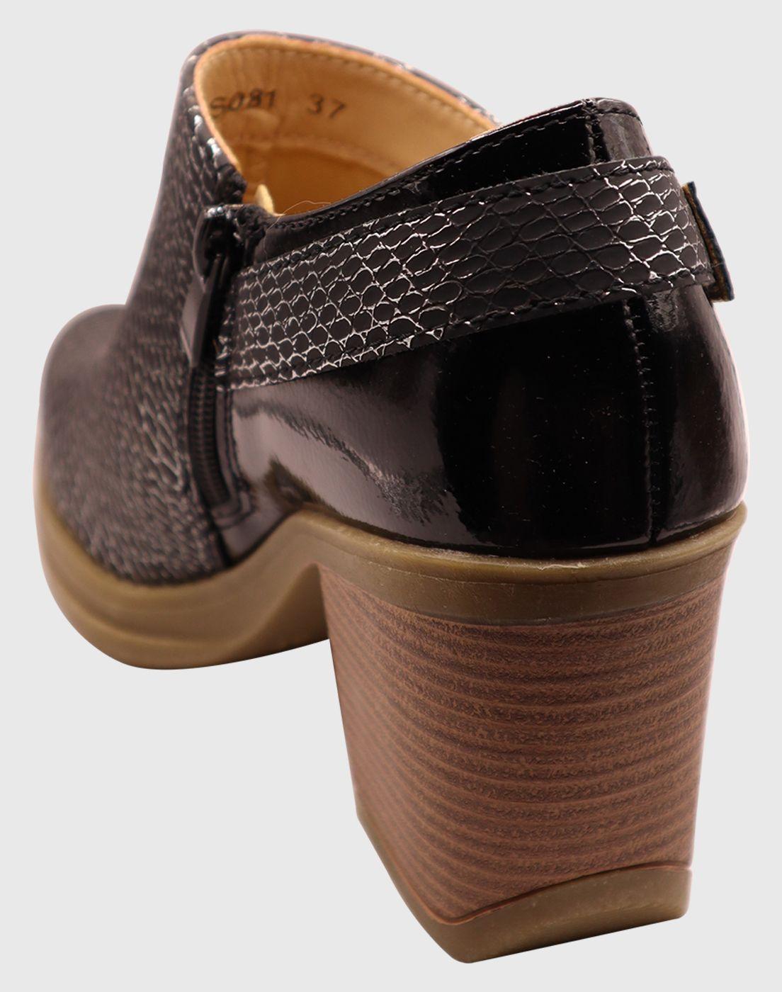 Botin hebilla Negro-4