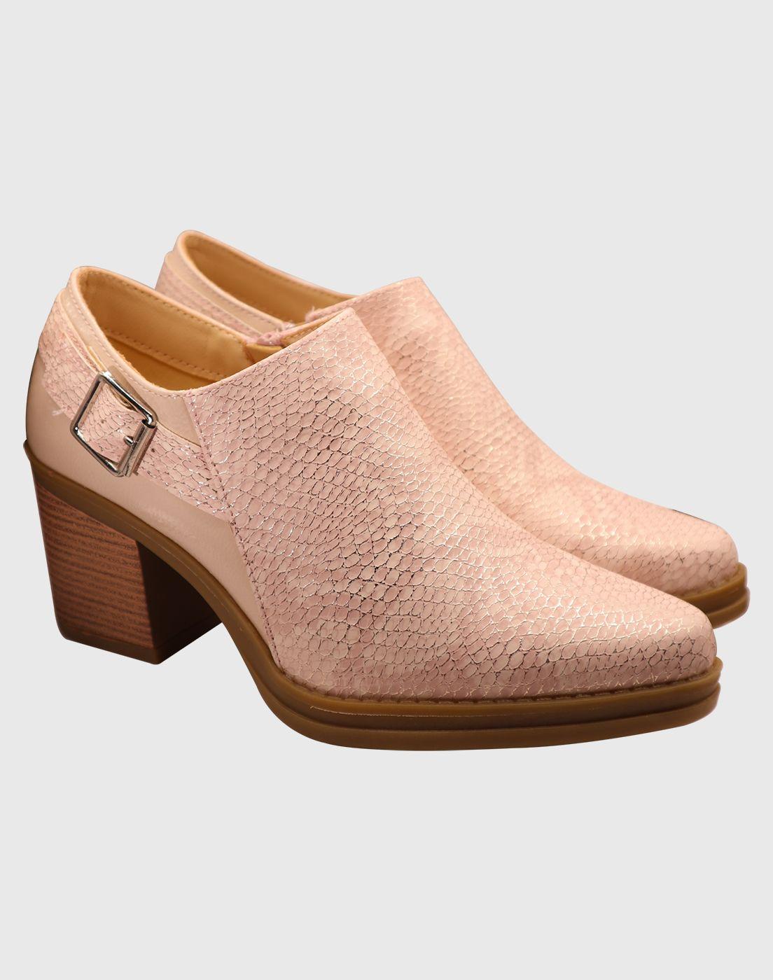 Botin hebilla Rosado-1