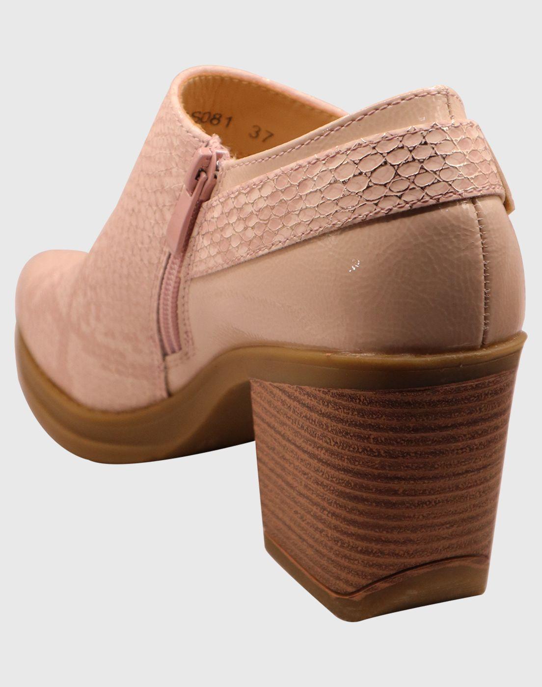 Botin hebilla Rosado-3