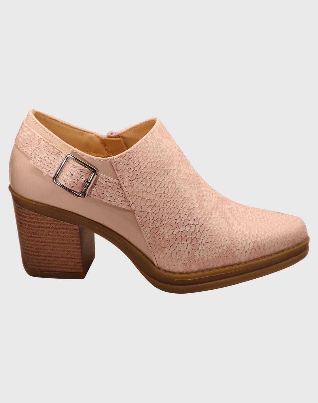 Botin hebilla Rosado-4