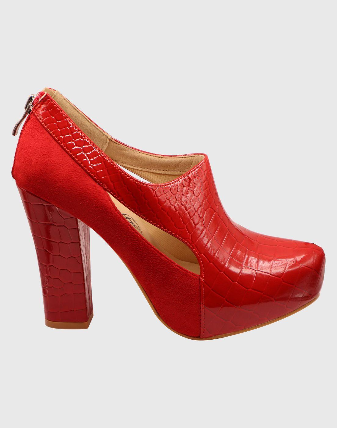 Zapato Taco Who Rojo-4
