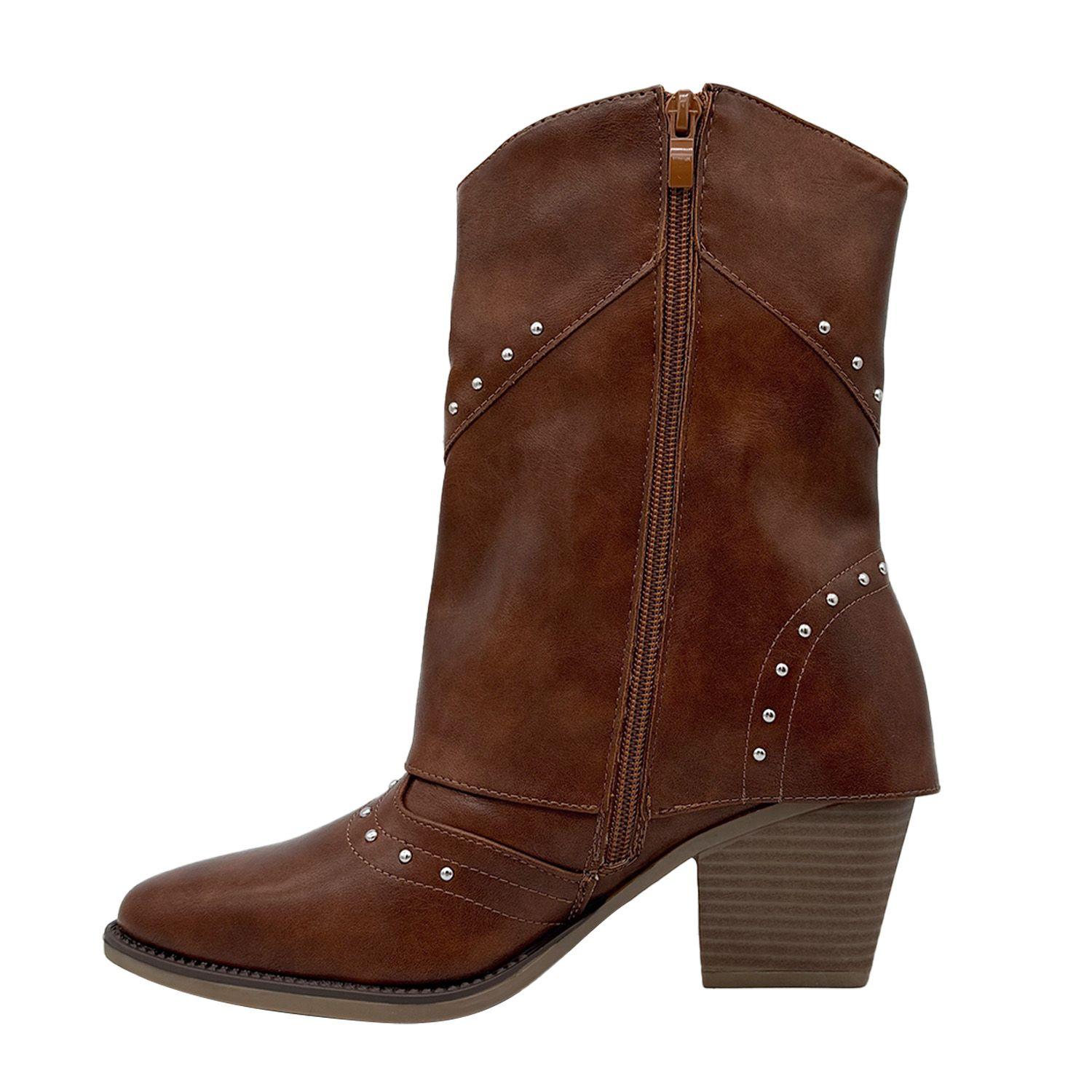 Bota para mujer sobrecapa Lisa Cafe Danicolle-2