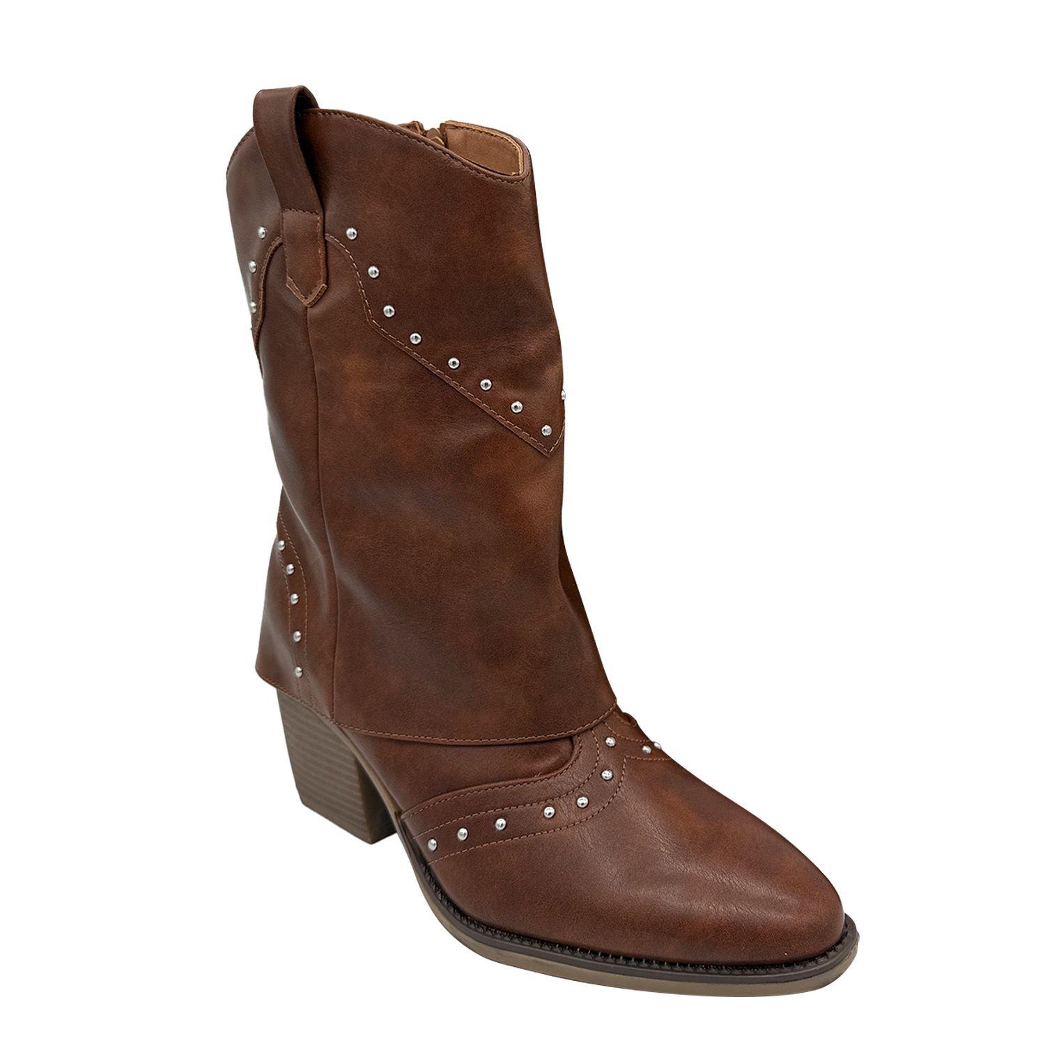 Bota para mujer sobrecapa Lisa Cafe Danicolle-4