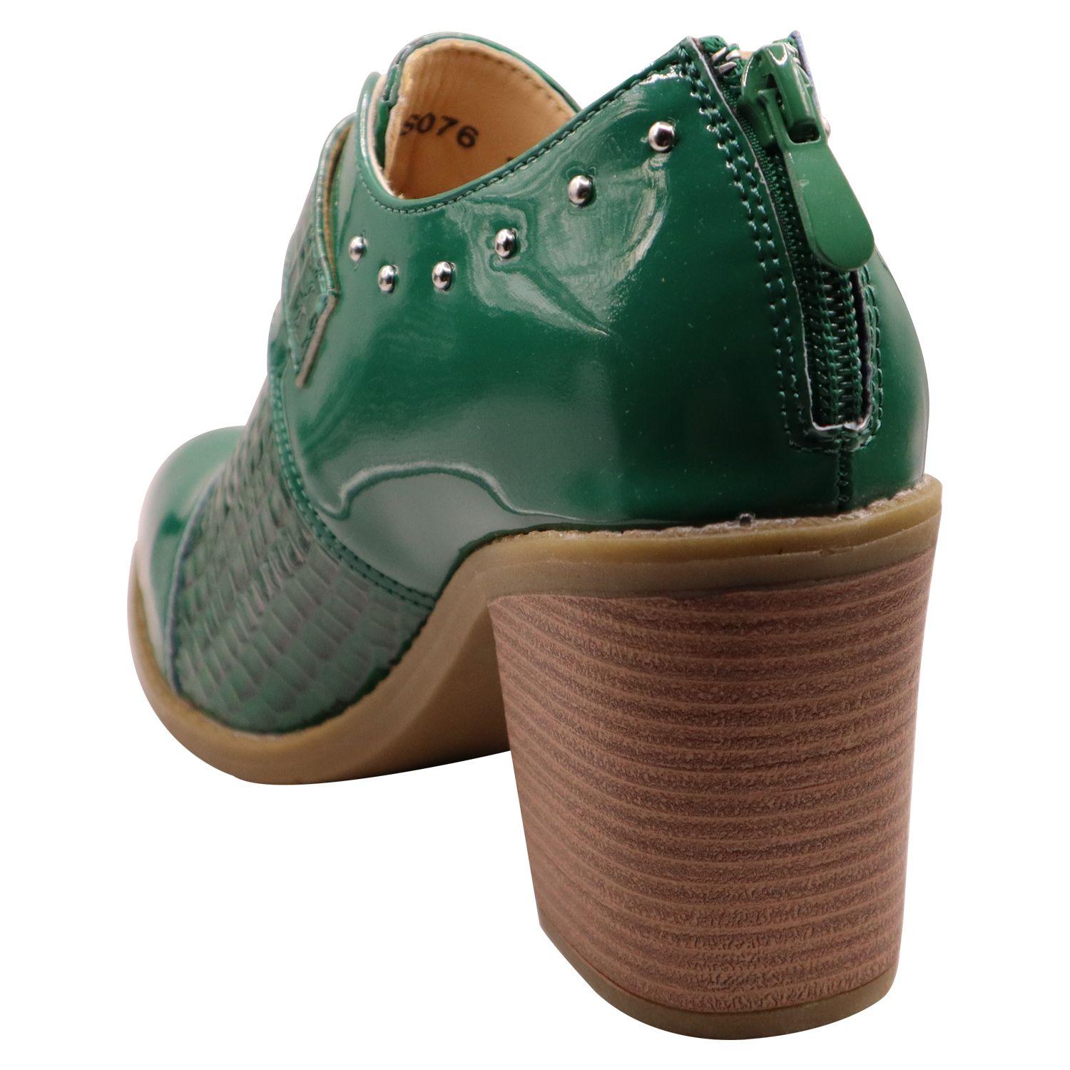 Botin correa hebilla Verde-3