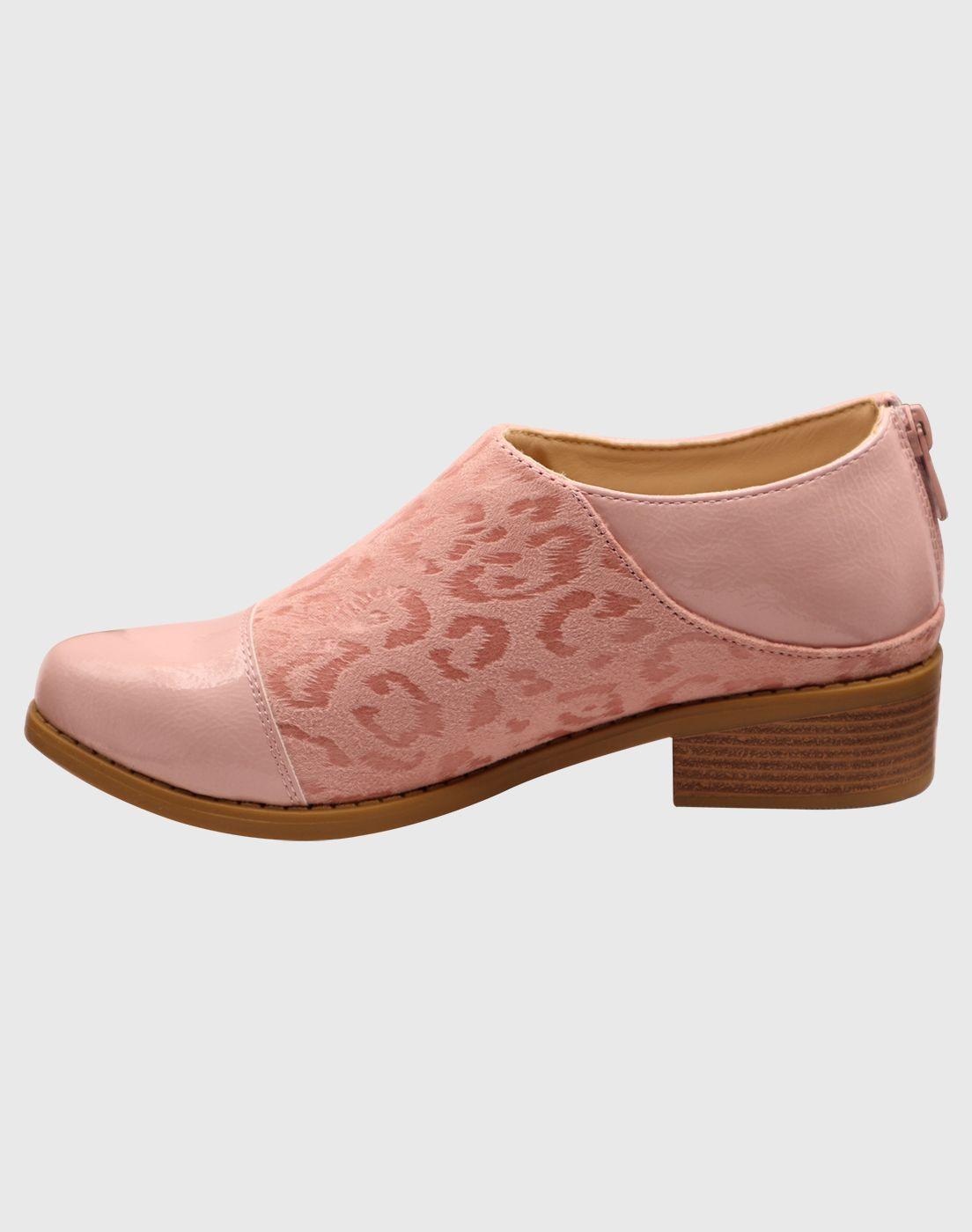 Mocasin animal print Rosado-2