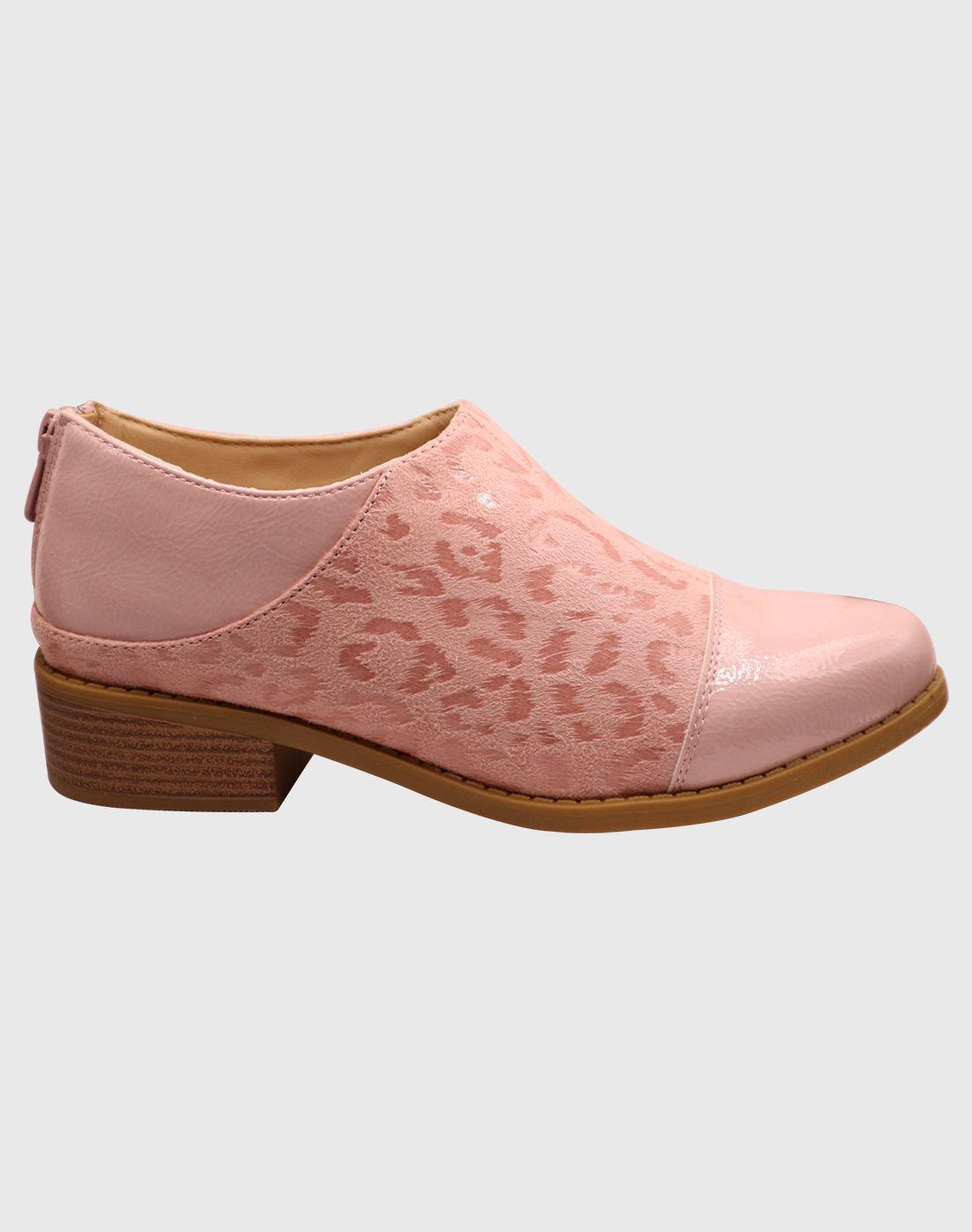 Mocasin animal print Rosado-4