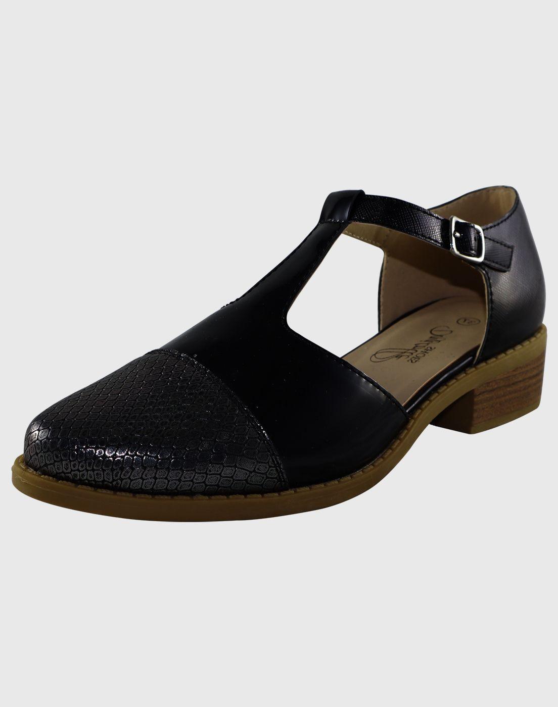 Zapato hooked Negro Danicolle-0