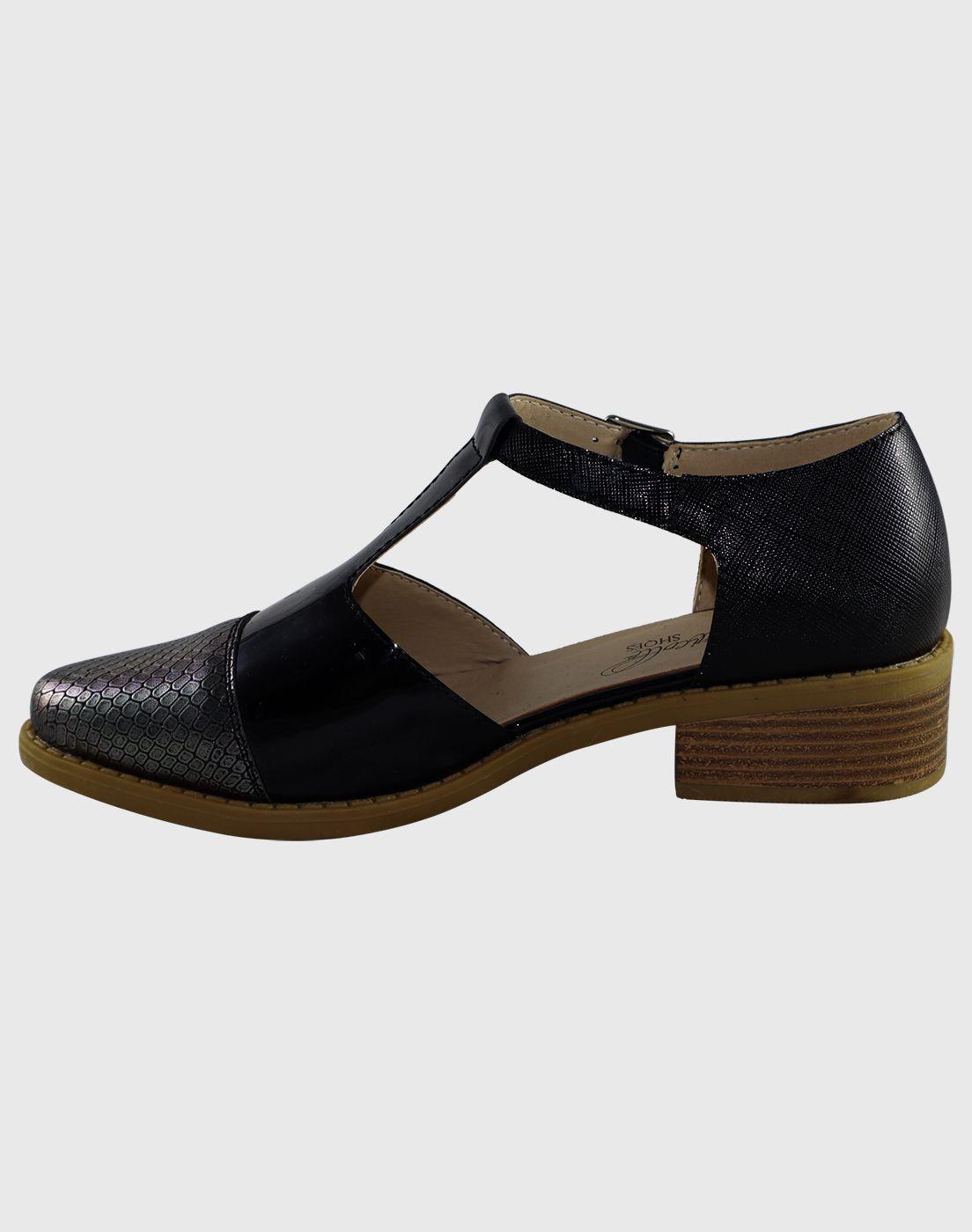 Zapato hooked Negro Danicolle-1