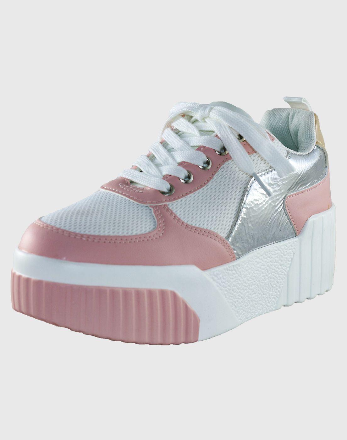 Zapatilla placa Rosado Danicolle-0
