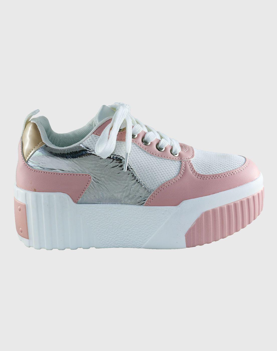 Zapatilla placa Rosado Danicolle-1
