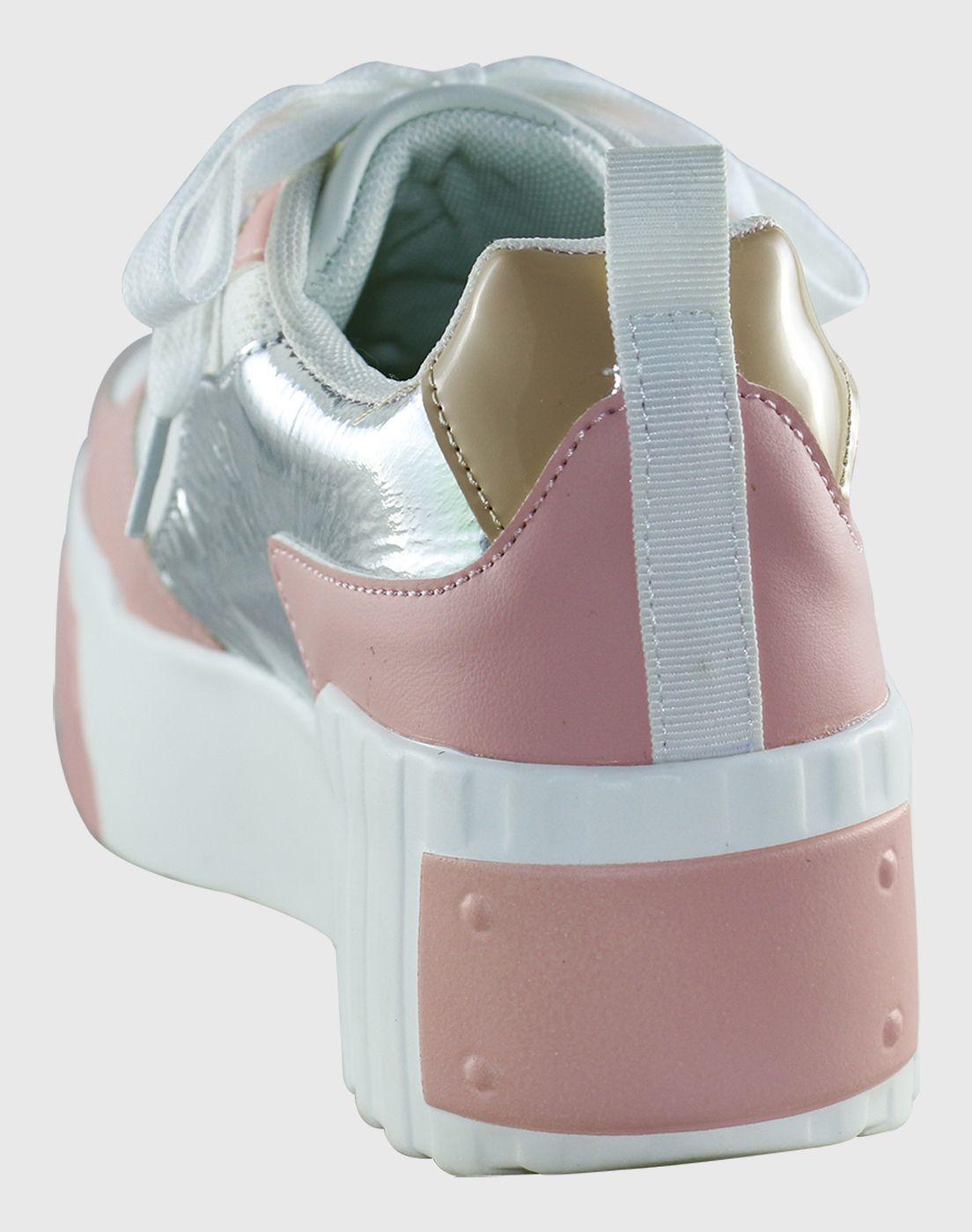 Zapatilla placa Rosado Danicolle-3