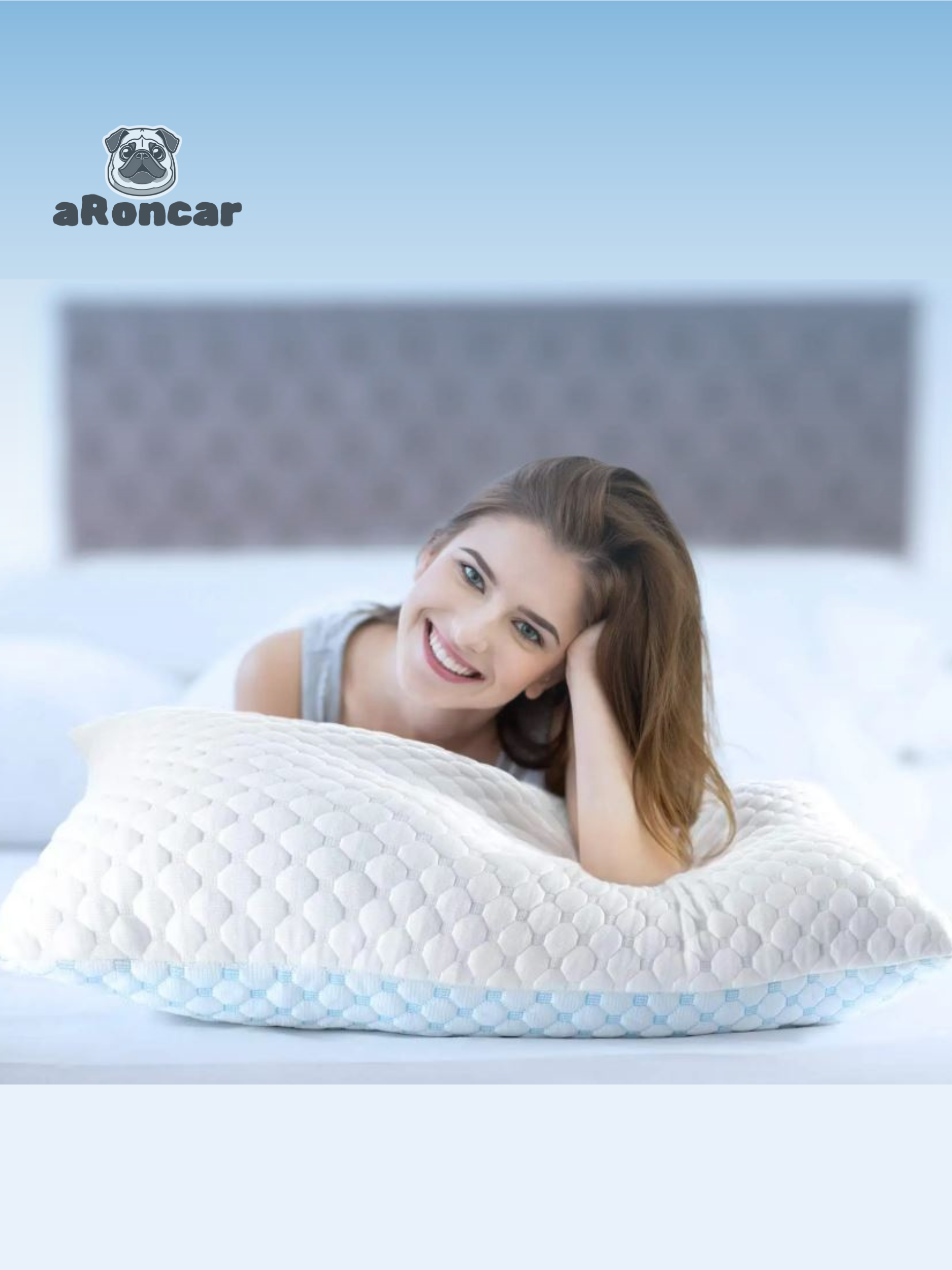 Almohada Espuma viscoelástica aRoncar-Calidad Premium-3