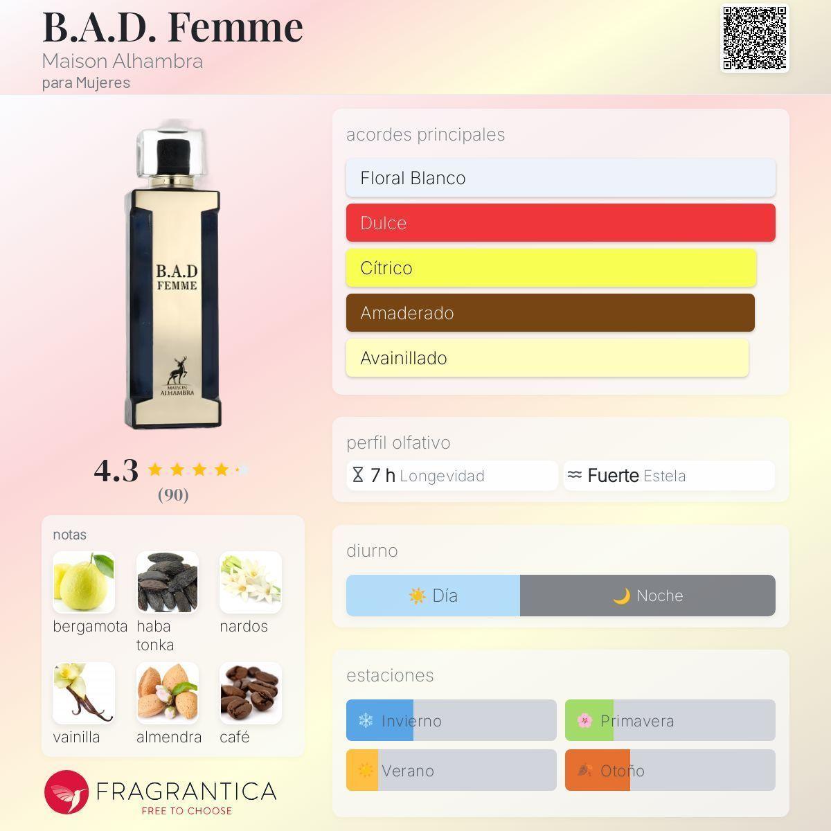 Bad Femme 100 ml edp Maison Alhambra mujer perfume original-1