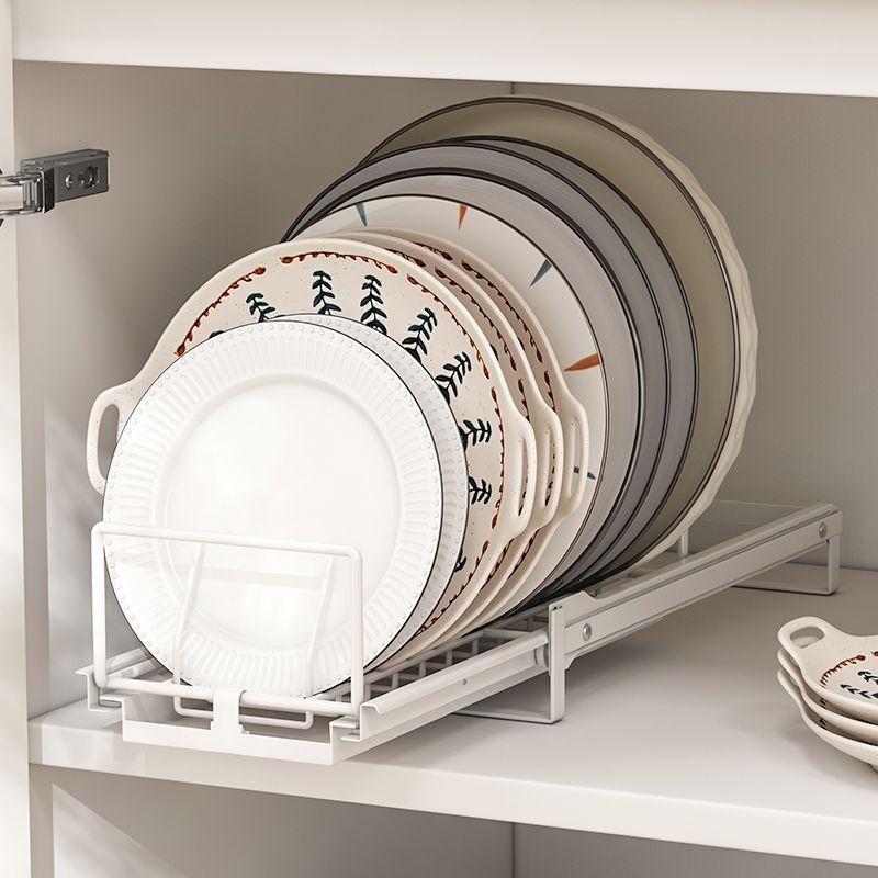 Organizador De Platos Extraíble Con Riel Deslizante Suave-6