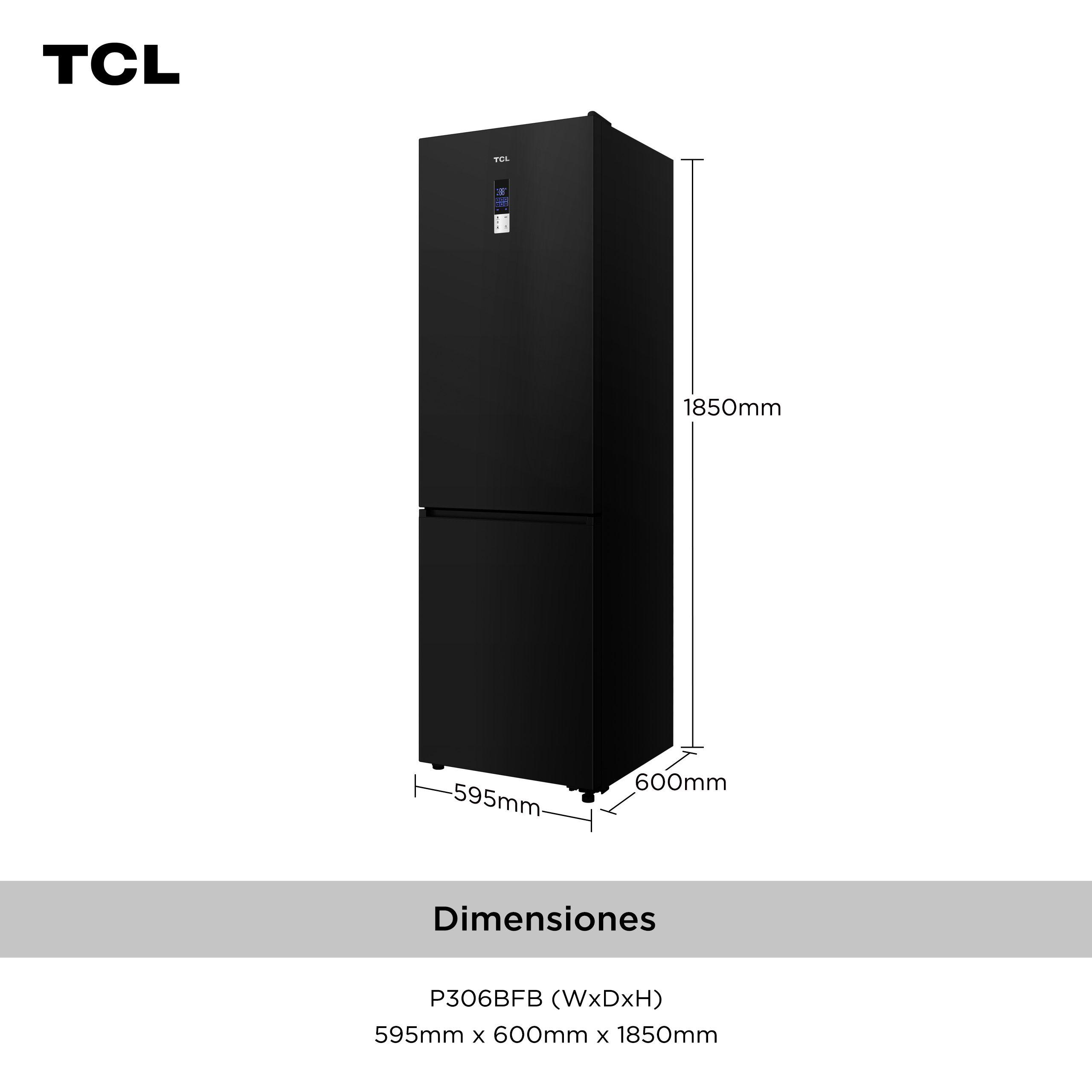 Refrigerador Bottom Freezer No Frost 306L P306BFB-4