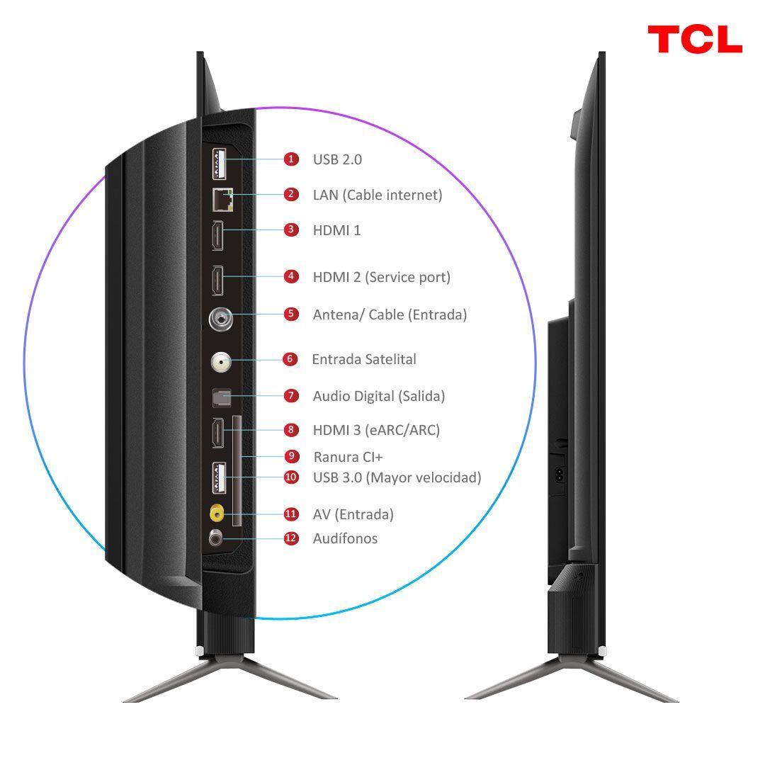 QLED 55" TCL 55C635 4K HDR Smart TV Google TV-10