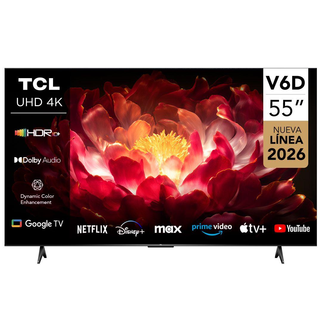 Smart TV 55" TCL 4K UHD V6D-0